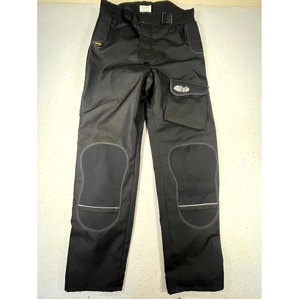 Vintage Joe Rocket Ballistic Motorcycle Pants Mens M‎ Black Nylon Padded